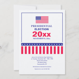 Cartes d'invitation pour l'élection 2