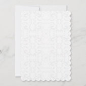 Cartes d'invitation pour les 25 ans de mariage (Dos)