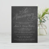 Cartes d'invitation pour les 25 ans de mariage (Debout devant)