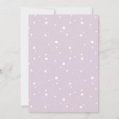 Cartes d'invitation pour les 2 ans de fille avec d (Dos)