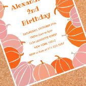 Cartes d'invitation pour les 2 ans d'Halloween cit