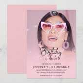 Cartes d'invitation pour les 31 ans Dîner d'annive (Devant / Derrière)