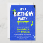 Cartes d'invitation pour les 41 ans des hommes Gra (Devant)