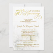 Cartes d'invitation pour les 50 ans d'anniversaire (Dos)