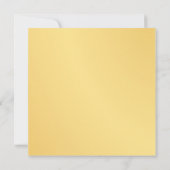 Cartes d'invitation pour les 50 ans de mariage (Dos)