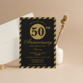 Cartes d'invitation pour les 50 ans de mariage