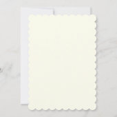 Cartes d'invitation pour les 50 ans de mariage (Dos)
