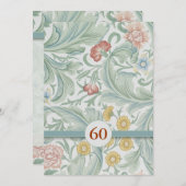 Cartes d'invitation pour les 60 ans de mariage (Devant / Derrière)