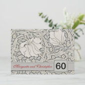 Cartes d'invitation pour les 60 ans de mariage (Debout devant)