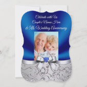 Cartes d'invitation pour les 65 ans de mariage de  (Devant)