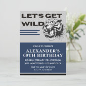 Cartes d'invitation pour les 69 ans des hommes de (Debout devant)