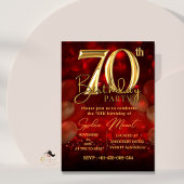 Cartes d'invitation pour les 70 ans de grand-mère,