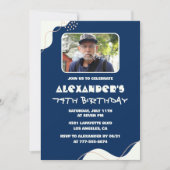 Cartes d'invitation pour les 74 ans Simple Men Pho (Devant)