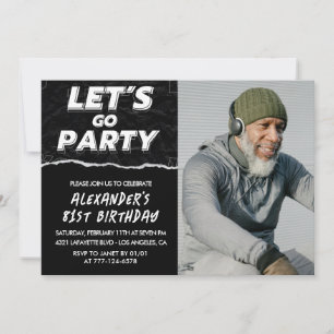 Cartes d'invitation pour les 81 ans Hommes Photo N