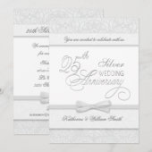 Cartes d'invitation pour les Noces d'argent, 25e A (Devant / Derrière)