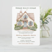 Cartes d'invitation pour l'inauguration d'une mais (Debout devant)