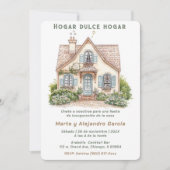 Cartes d'invitation pour l'inauguration d'une mais (Devant)