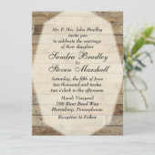 Cartes d'invitation pour mariage champêtre (Debout devant)