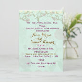 Cartes d'invitation pour mariage indien  (Debout devant)