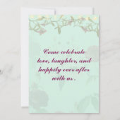Cartes d'invitation pour mariage indien  (Dos)