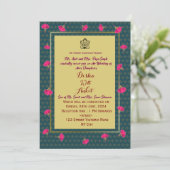 Cartes d'invitation pour mariage indien  (Debout devant)