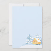 Cartes d'invitation pour patinoire (Dos)