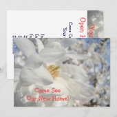 Cartes d'invitation pour pendaison de crémaillère (Devant / Derrière)