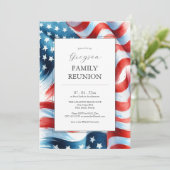 Cartes d'invitation pour pique-nique de retrouvail (Debout devant)