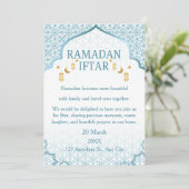 Cartes d'invitation pour Ramadan Moubarak – Iftar  (Debout devant)