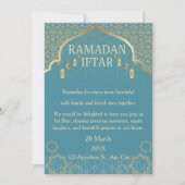 Cartes d'invitation pour Ramadan Moubarak – Iftar  (Devant)