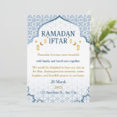 Cartes d'invitation pour Ramadan Mubarak – Iftar d (Debout devant)