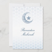 Cartes d'invitation pour Ramadan Mubarak – Iftar d (Dos)