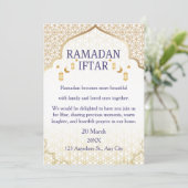 Cartes d'invitation pour Ramadan Mubarak – Iftar d (Debout devant)