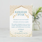 Cartes d'invitation pour Ramadan Mubarak – Iftar f (Debout devant)