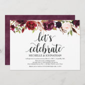 Cartes d'invitation pour réception de mariage cham (Devant / Derrière)