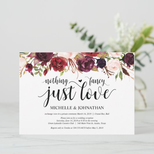 Cartes d'invitation pour réception de mariage cham (Debout devant)