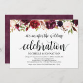Cartes d'invitation pour réception de mariage cham (Devant / Derrière)
