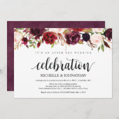 Cartes d'invitation pour réception de mariage cham (Devant / Derrière)
