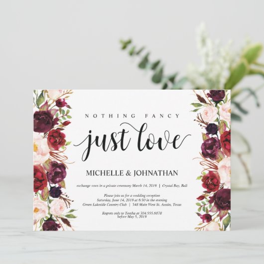 Cartes d'invitation pour réception de mariage cham (Debout devant)