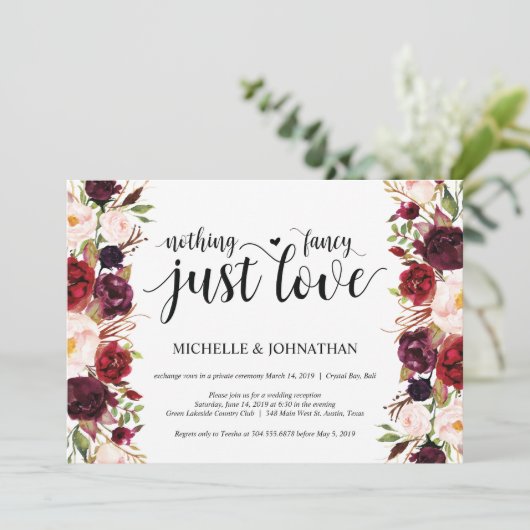 Cartes d'invitation pour réception de mariage cham (Debout devant)