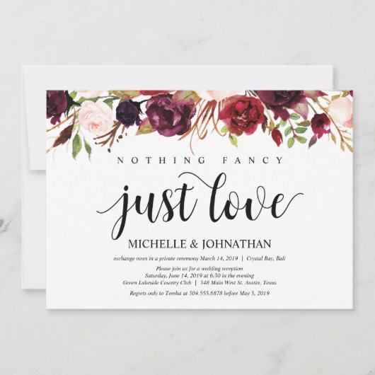 Cartes d'invitation pour réception de mariage cham (Devant)