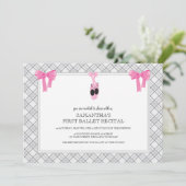 Cartes d'invitation pour récital de ballet (Debout devant)