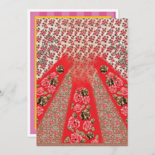 Cartes d'invitation pour remise de diplômes, anniv (Devant / Derrière)