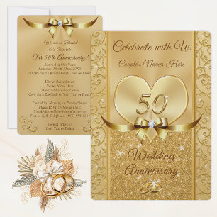 Cartes d'invitation pour renouveler ses vœux de ma