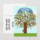 Cartes d'invitation pour réunion de famille (Devant / Derrière)