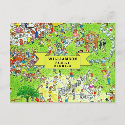 Cartes d'invitation pour réunion de famille (Devant)