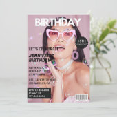 Cartes d'invitation pour ses 15 ans de couverture  (Debout devant)