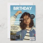 Cartes d'invitation pour ses 15 ans de couverture (Devant)