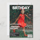 Cartes d'invitation pour ses 8 ans de couverture d (Devant)