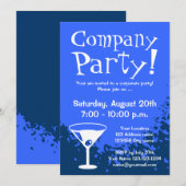 Cartes d'invitation pour soirée d'entreprise | Inv (Devant / Derrière)